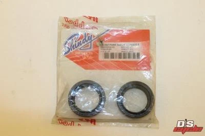 Sellos de horquilla brillantes nuevos Honda Yamaha Kawasaki KZ305 XS400 RM80 CB450 13-007 Foto 1 de 4