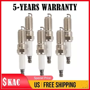6×Spark Plugs for Chevrolet Traverse 2009-2023 Ford F-250 Super Duty 2011-2022 - Picture 1 of 12