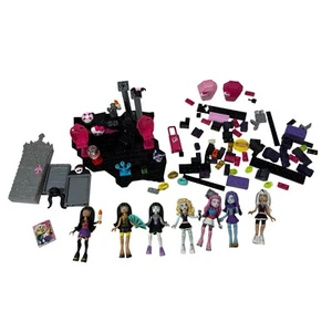 Monster High Mega Construx Bloks 3” Mini Figuras Lote 7 Mini Muñecas - Imagen 1 de 9
