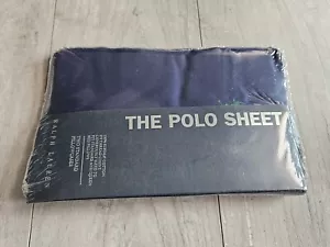 💥NIP RALPH LAUREN CLASSIC Blue POLO SHEET REGULAR PILLOWCASES SUPIMA COTTON - Picture 1 of 4