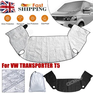 Thermal Windscreen Cover Window Wrap Frost Snow Protector For VW T5 Transporter - Picture 1 of 13