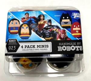 Handmade by Robots DC Comics Mini Egg Vinyl Figures 4-Pack - Picture 1 of 5