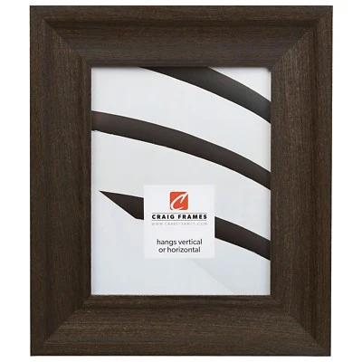 Craig Frames 2.5" Driftwood Black, Poplar Wood Picture Frame - Image 1 of 4