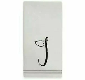 Finola Monogram Letter J Napkins ~ Set of 4  - Picture 1 of 1
