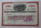1970 actions et obligations Boston Elevated Railway Company No. 20163 seal USA