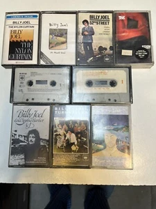 BILLY JOEL X 8 CASSETTE LOT 7 Albums And 1 Single, Play tested - Picture 1 of 14