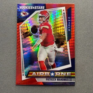 Rookies & Stars Patrick Mahomes II 2021 Airborne Red Hyper Prizm AB-2 - Imagen 1 de 3