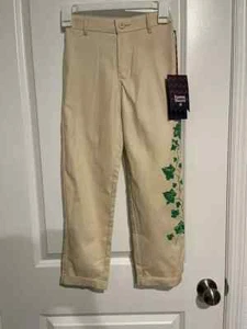 NWT Rowing Blazers Youth Ivy Vine Print Khaki Pants - Picture 1 of 10