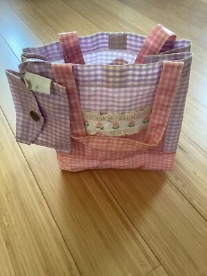 Kids Vinyl Tote  Vintage  8”x8”x4” - Image 1 of 4