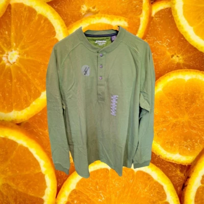 New St. John's Bay Green Sueded Jersey L-Tall - Imagem 1 de 4