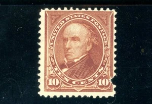 USAstamps Unused FVF US Serie of 1898 Webster Scott 282c MLH Pulled Perf - Picture 1 of 2