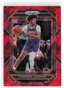 2022-23 Panini Prizm Red Ice Cameron Johnson Phoenix Suns #126
