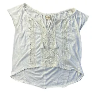 Top Hollister bianco e panna boho taglia media - Foto 1 di 6