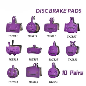 Semi Metal BIke Brake Pads10 pairs Quiet Bicycle Disc Brake Cycling Bike Part - Picture 1 of 22