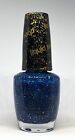 OPI Liquid Sand Nail Polish GET YOUR NUMBER - NL M46 Textured Blue Glitter 0.5oz