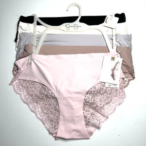 Jessica Simpson Initimates Women 5 Pack Ultra Fliirty Hipster Fit Panies Size L - Picture 1 of 6