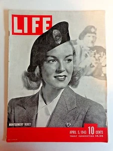 Life Magazine April 5 1943 Montgomery Beret Gandhi Followers Gather in Poona - Picture 1 of 8