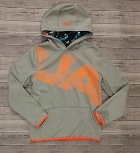 Felpa pullover con cappuccio Under Armour ragazzo nuova senza etichette taglia YMD - Foto 1 di 4