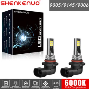 For Toyota Sequoia 2001 2002-2007 Combo 6000K LED Fog Light bulbs White 2Pcs - Picture 1 of 11