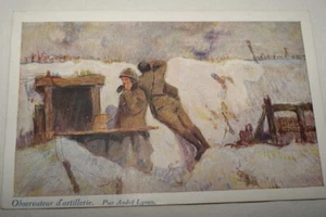 GUERRE 14 18 ARMEE BELGE OBSERVATEUR ARTILLERIE CPA ILLUSTREE ANDRE LYNEN R2504 - Picture 1 of 1