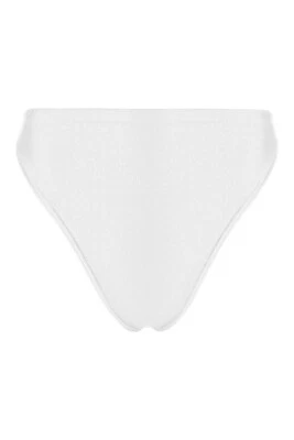 Damen String-Slip Weiß hauteng elastisch stretch shiny glänzend S bis XXL - Bild 1 von 3