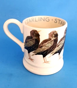 Emma Bridgewater Vögel Starling halbes Pint 3 3/4" Becher Hergestellt in England - Bild 1 von 6