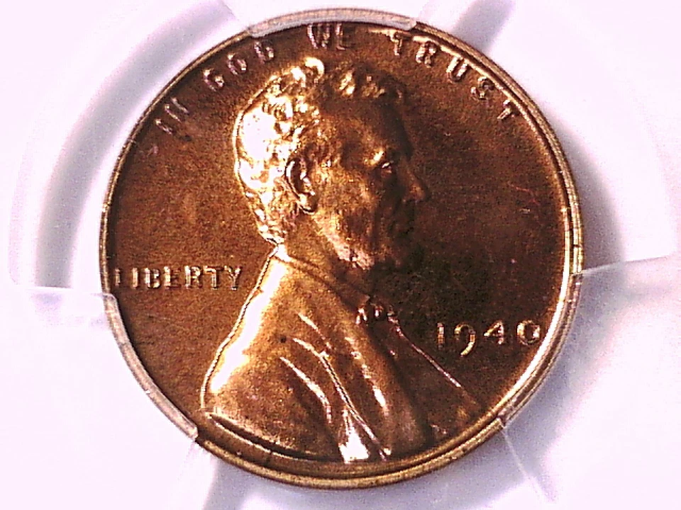 1940 Proof  Lincoln Wheat Cent Penny PCGS PR 64 RD 40640711 - Image 1 of 3