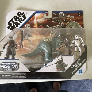 Figuras Star Wars Mission Fleet The Mandalorian Blurrg & Remnant Stormtrooper - Imagen 1 de 6
