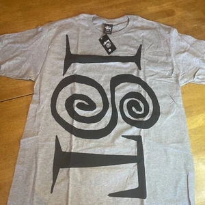 Stussy Grey Heather 1st Tee Sz Large NWT 🔥 - Picture 1 of 4