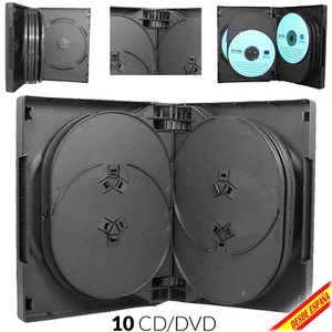 Pack DVD Cases Of 1 2 3 4 6 8 10 12 Discs CD Box MiniDVD Slim Compact DIY - Picture 1 of 12