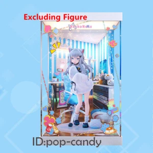 Dust Proof Acrylic Display Case Lighted Fit F:NEX Nachoneko 1/7 Scale Figure Toy - Picture 1 of 3