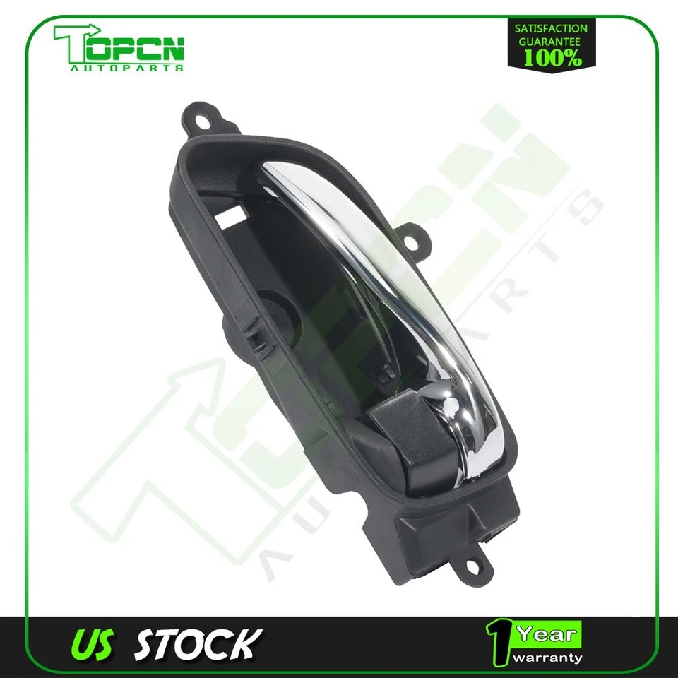 Manija de puerta interior izquierda para Nissan 2013-2018 para Altima Pathfinder cromada Foto 1 de 4