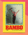 1985 TOPPS RAMBO STICKER CARD #10 SYLVESTOR STALONE MOVIE ICON