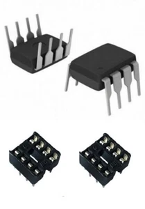 2 PEZZI Integrato LM 1881 Dip8 + 2 Zoccoli - Spedizione prioritaria - Imagen 1 de 1