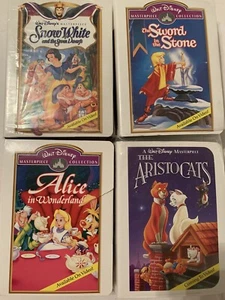 Vintage New Disney McDonald' Happy Meal Toys Mini VHS Movie Boxes # 5 6 7 8 1995 - Picture 1 of 10