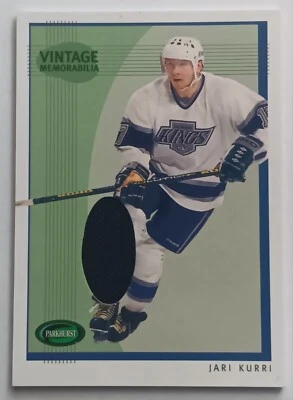 Memorabilia vintage Parkhurst 2002-03 Jari Kurri/20 Los Angeles Kings Foto 1 de 2
