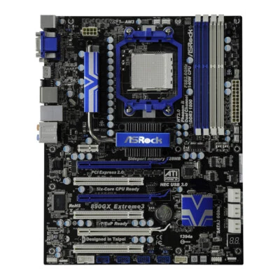 For ASROCK 890GX Extreme3 Motherboard AMD AM3/AM3+ DDR3 ATX Mainboard - Image 1 of 3