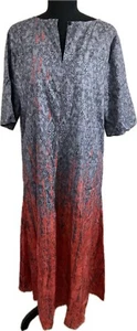 NWT Exclusive 2 Tone kaftan Casual Dress with pockets   Size XXL - Picture 1 of 17