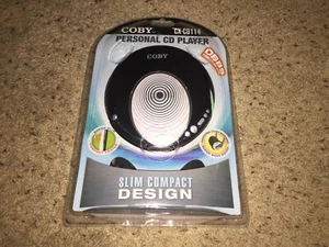 Reproductor de CD personal Coby CX-CD114 negro diseño compacto delgado *¡NUEVO/SELLADO!* - Imagen 1 de 3