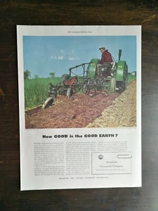 Anuncio a color de página completa de la American Cyanamid Company 1947 de colección - Imagen 1 de 1