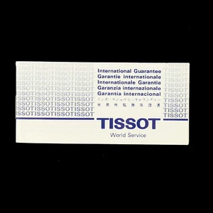 AUTÉNTICO FOLLETO DE GARANTÍA DE RELOJ TISSOT INTERNATIONAL SERVICIO MUNDIAL - Imagen 1 de 3