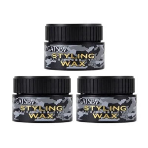 Gatsby Hair Wax / Mens Hair Styling Ultra Hard Wax / 80g x 3ea - Picture 1 of 4