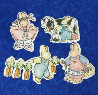 Винтажная бумажная гирлянда Daisy Kingdom Honey Bunny 1990 лот из 4 - Изображение 1 из 4