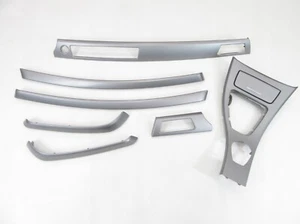 BMW 3 E90 E91 Silver Interior Trim Kit Center Console Moldings Panel Covers CCC - Picture 1 of 24