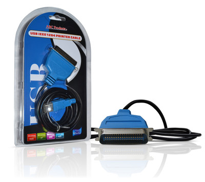 USB to Parallel Port Adapter Cable Lead Cord ...