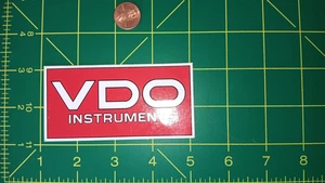 VINTAGE RED VDO Sticker Decal  ORIGINAL old stock - Picture 1 of 1