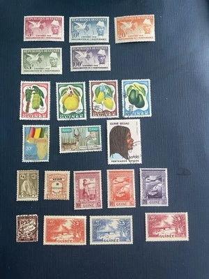Guinea,Guinea Bissau 1914-1989 Various 21 Stamps, VF/XF , See Photos - Image 1 of 4