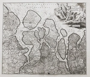 Zeeland Nederland Niederlande Netherlands Holland carte map Karte engraving 1718 - Picture 1 of 1