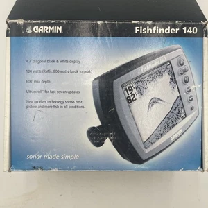 GARMIN FISHFINDER 140 Marine Boat Sounder Sonar Fish Finder NEW IN BOX - Picture 1 of 9