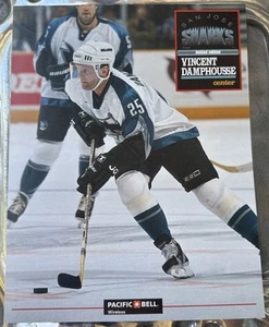 Vincent Damphousse 8.5x11” San Jose Sharks 1999 Lmtd Edition Players Card - Picture 1 of 3